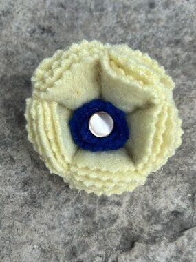 Vintage Cashmere Floral Brooch